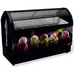 Морозильная витрина для весового мороженого M600Q - Juka 12 видов мороженого