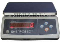Профессиональные фасовочные весы Днепровес ВТД-ФД 3/0.1