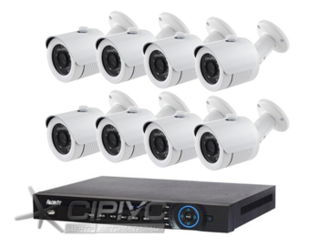 Система видеонаблюдения IP 8 внешних 2МП камер
