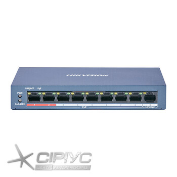 Комутатор PoE Hikvision DS-3E0109P-E(C) Комутатор PoE Hikvision DS-3E0109P-E(C)