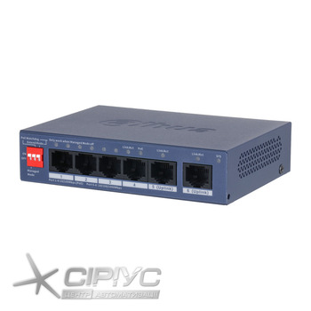Комутатор PoE Dahua DH-CS4006-4ET2GT-36 Комутатор PoE Dahua DH-CS4006-4ET2GT-36