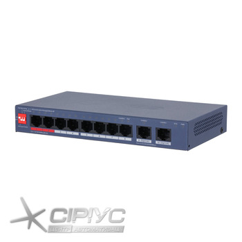 Комутатор PoE Dahua DH-CS4010-8ET2GT-110 Комутатор PoE Dahua DH-CS4010-8ET2GT-110