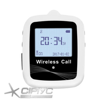 Пейджер на пояс офіціанта P-07 white RCall Пейджер на пояс офіціанта P-07 white RCall