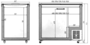 Морозильна скриня з прямим склом M600P — Juka