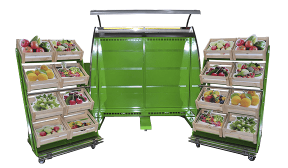Модули холодильной горки для овощей и фруктов Луизиана VF