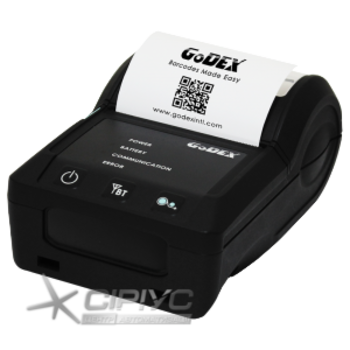 Мобільний принтер етикеток і чеків Godex MX30i