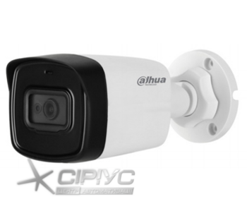 HDCVI відеокамера Dahua DH-HAC-HFW1800TLP-A 8МП (2.8мм) з мікрофоном HDCVI відеокамера Dahua DH-HAC-HFW1800TLP-A 8МП (2.8мм) з мікрофоном