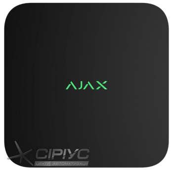 Відеореєстратор Ajax NVR DC (8ch) black Відеореєстратор Ajax NVR DC (8ch) black