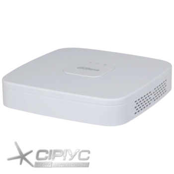 Відеореєстратор Dahua DH-XVR4104C-I/T 4-канальний 1080N/720p 1U 1HDD WizSense Відеореєстратор Dahua DH-XVR4104C-I/T 4-канальний 1080N/720p 1U 1HDD WizSense