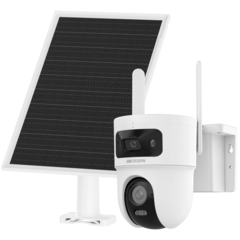 IP відеокамера Hikvision DS-2CFSP8-D/4G-SIM Cold Proof 2х4МП (2.8+4мм) PT 4G (SIM-карта в